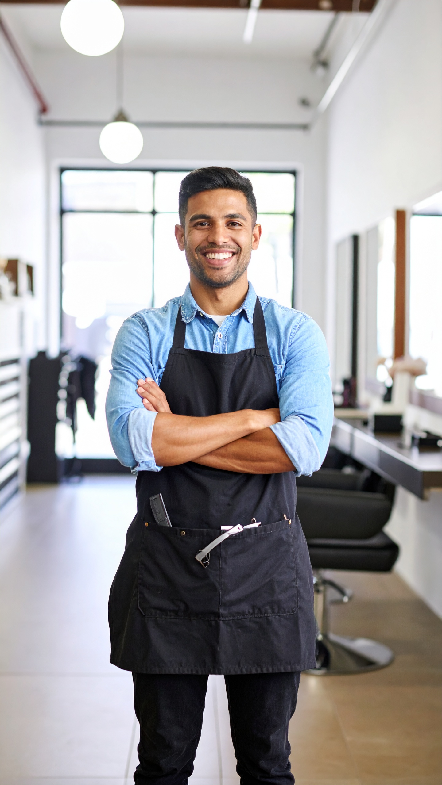 Employée du salon